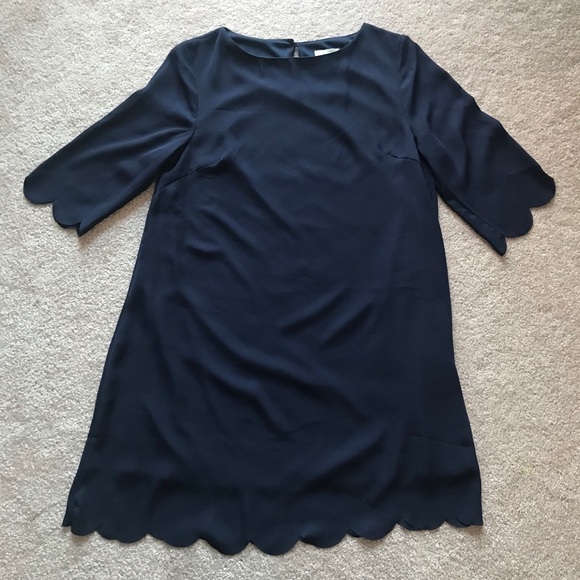 Tobi Dresses & Skirts - ⭐️3 for$20⭐️NWOT Tobi Navy Scalloped Dress size S